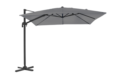 Linz frihängande parasoll Antracit/grå