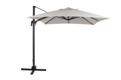 Linz frihängande parasoll Antracit/khaki