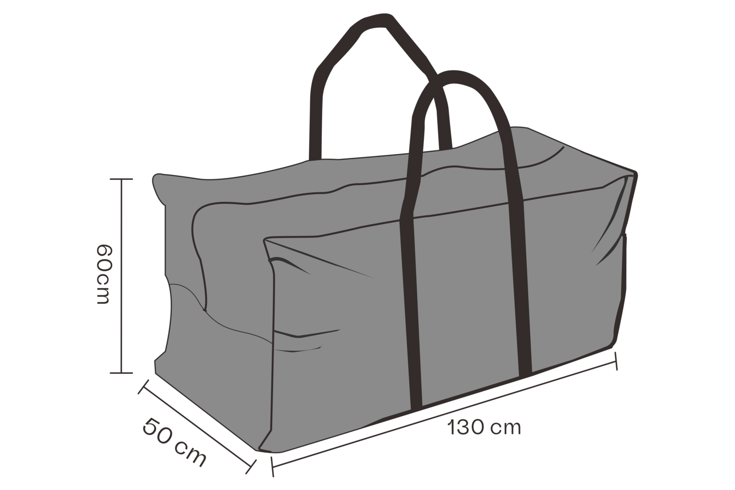 Möbelskydd dynväska Svart - Vattenavvisande