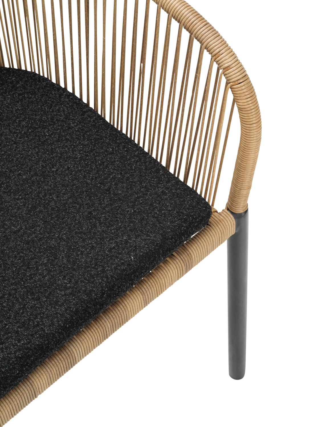 Delta karmstol Antracit/Teddy Black