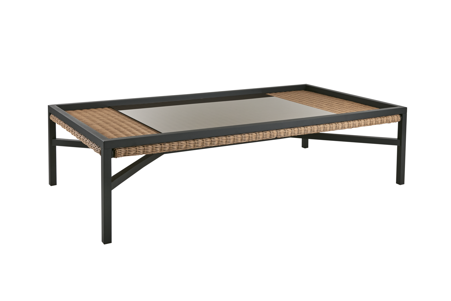 Shell soffbord Rustik/Svart