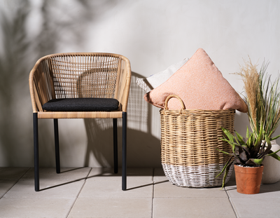 Delta karmstol Svart/Teddy Black