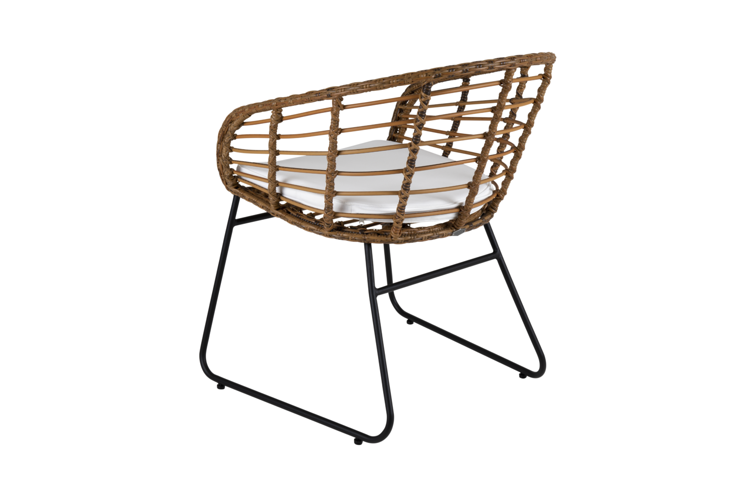 Covelo matstol Natur/vit