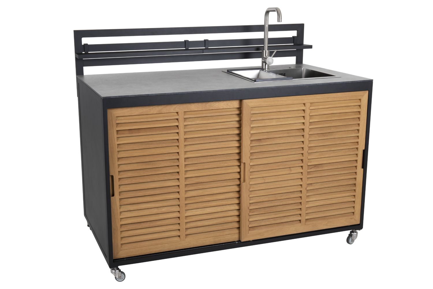 Fornax utekök Svart/teak