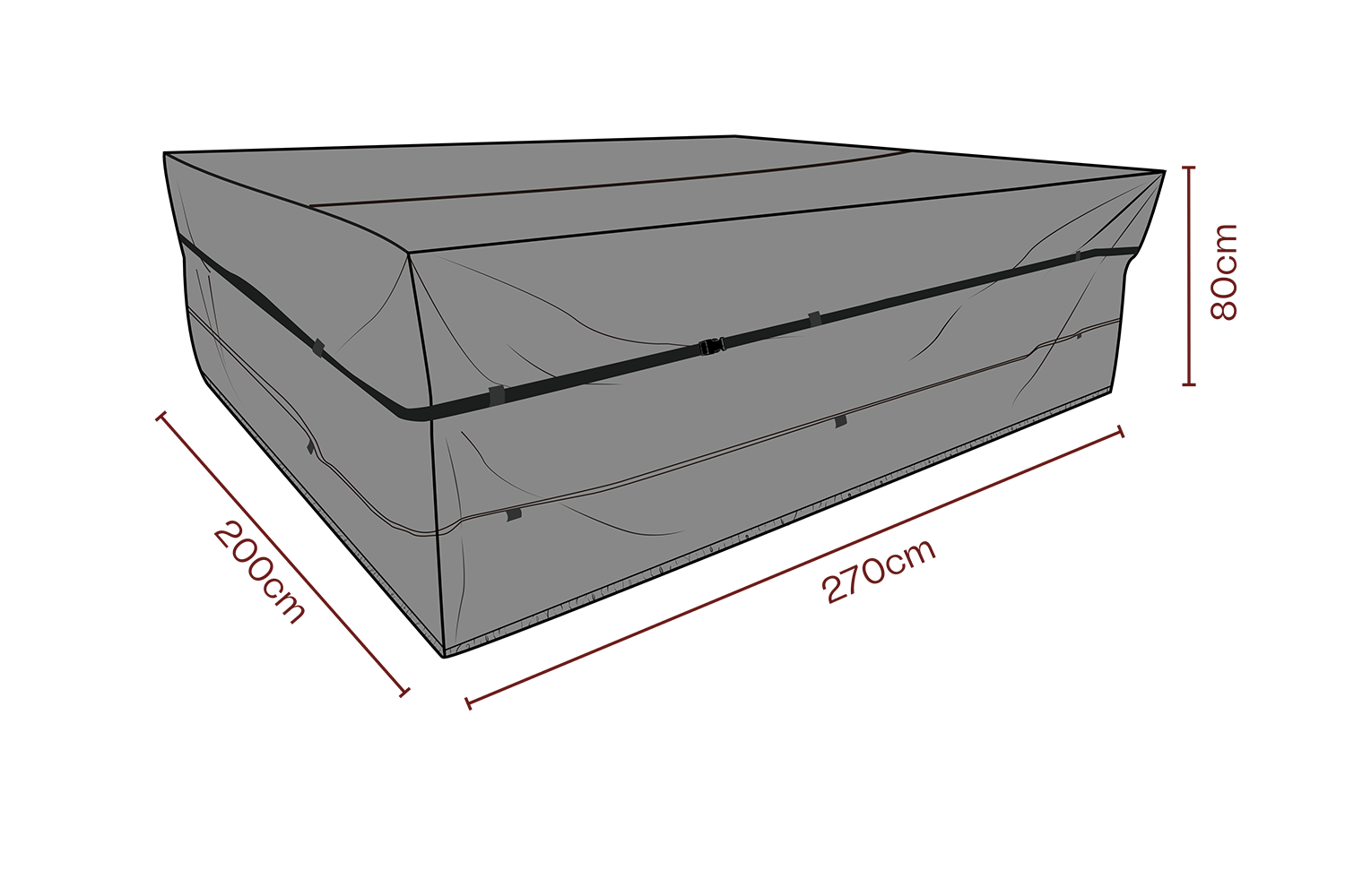 Möbelskydd soffgrupp Svart - Andas