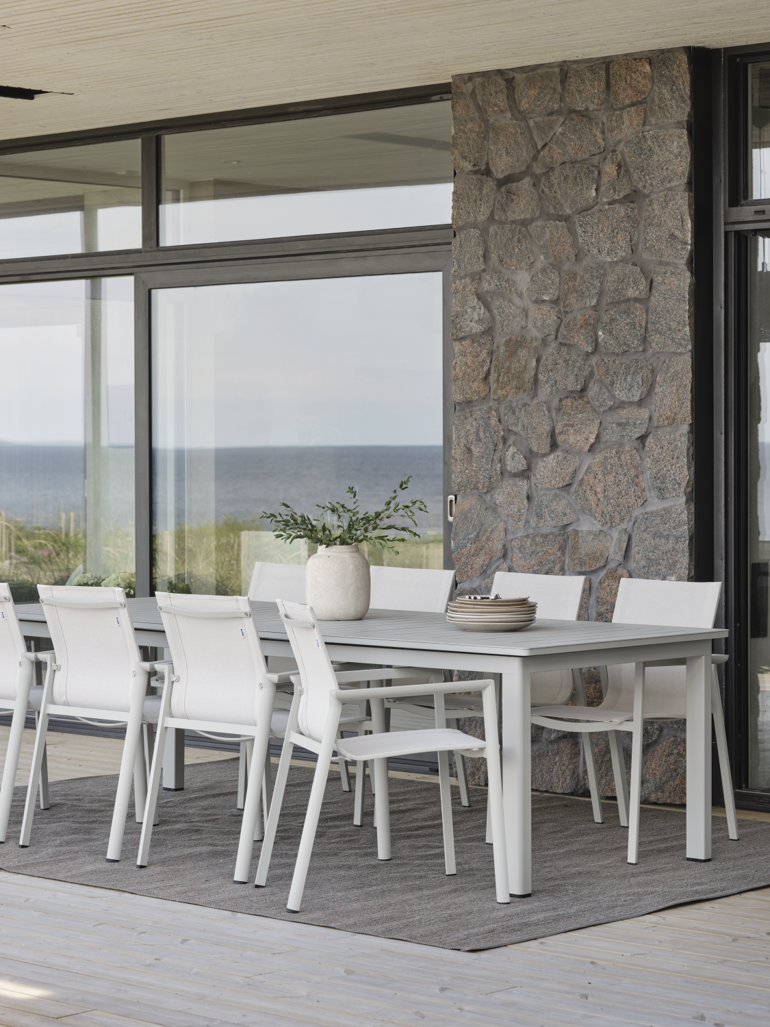 Lomma XL matbord Light Grey