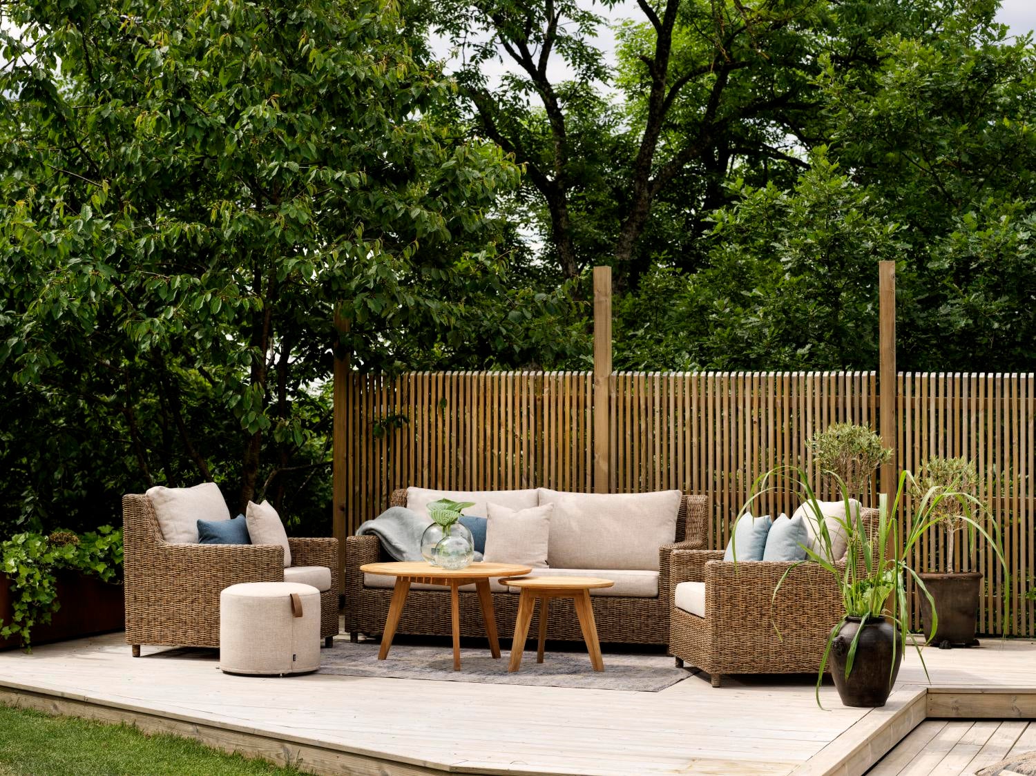 Sandkorn fåtölj Natur/beige