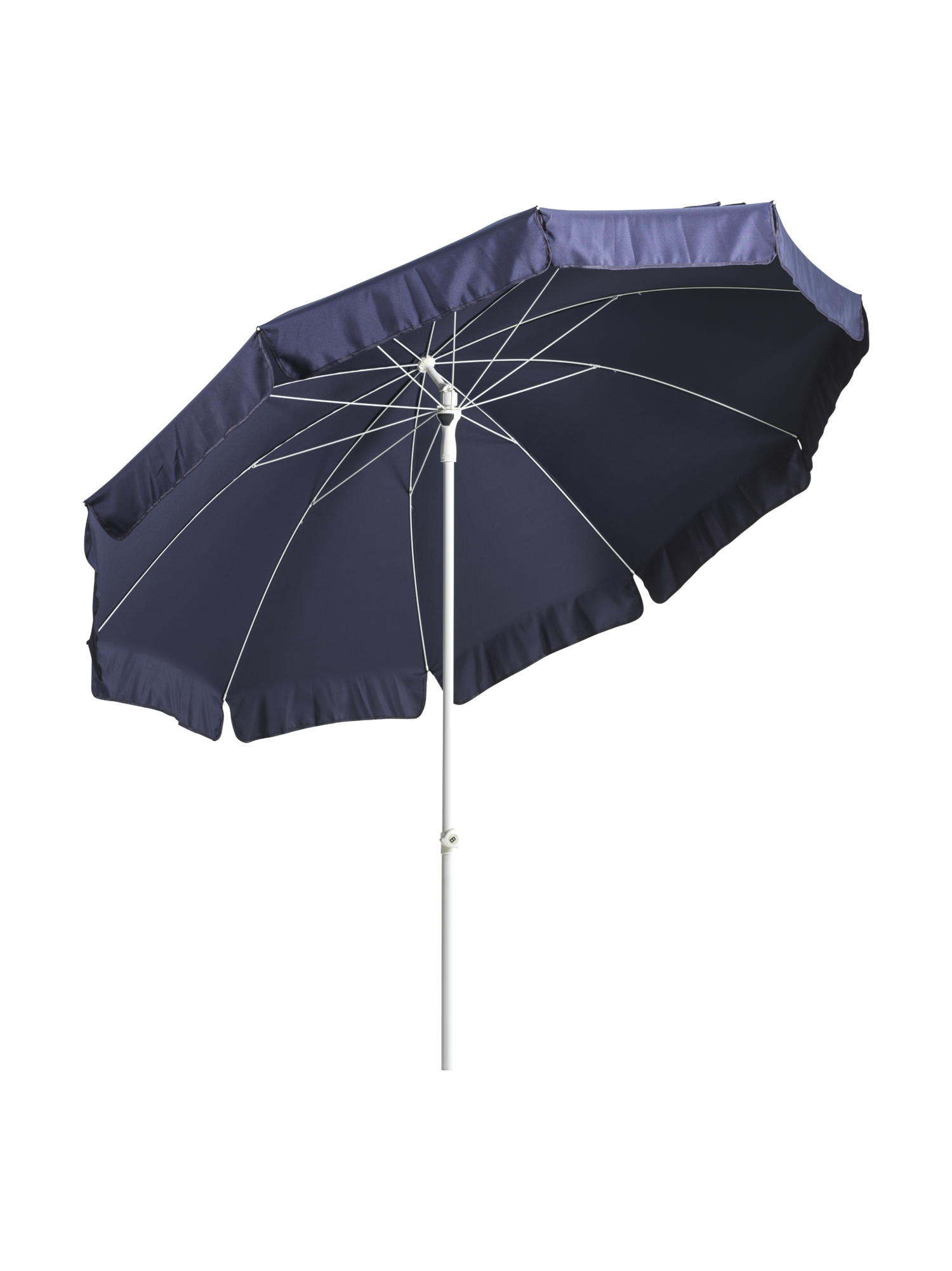 Follina parasoll Vit/blå