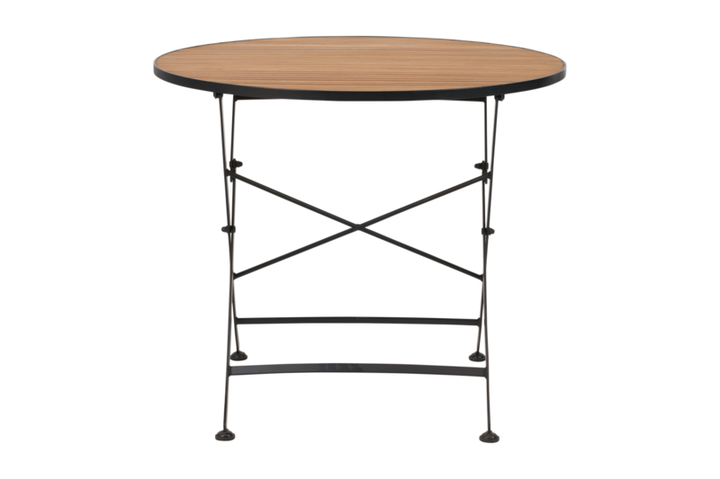 Brewer matbord Svart/teak