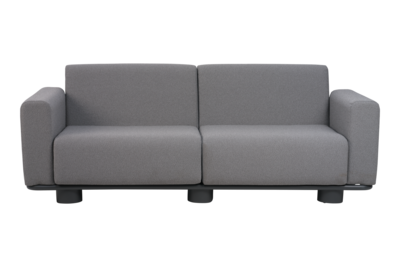 Bolster 2,5-sits soffa Antracit/Teddy Grey