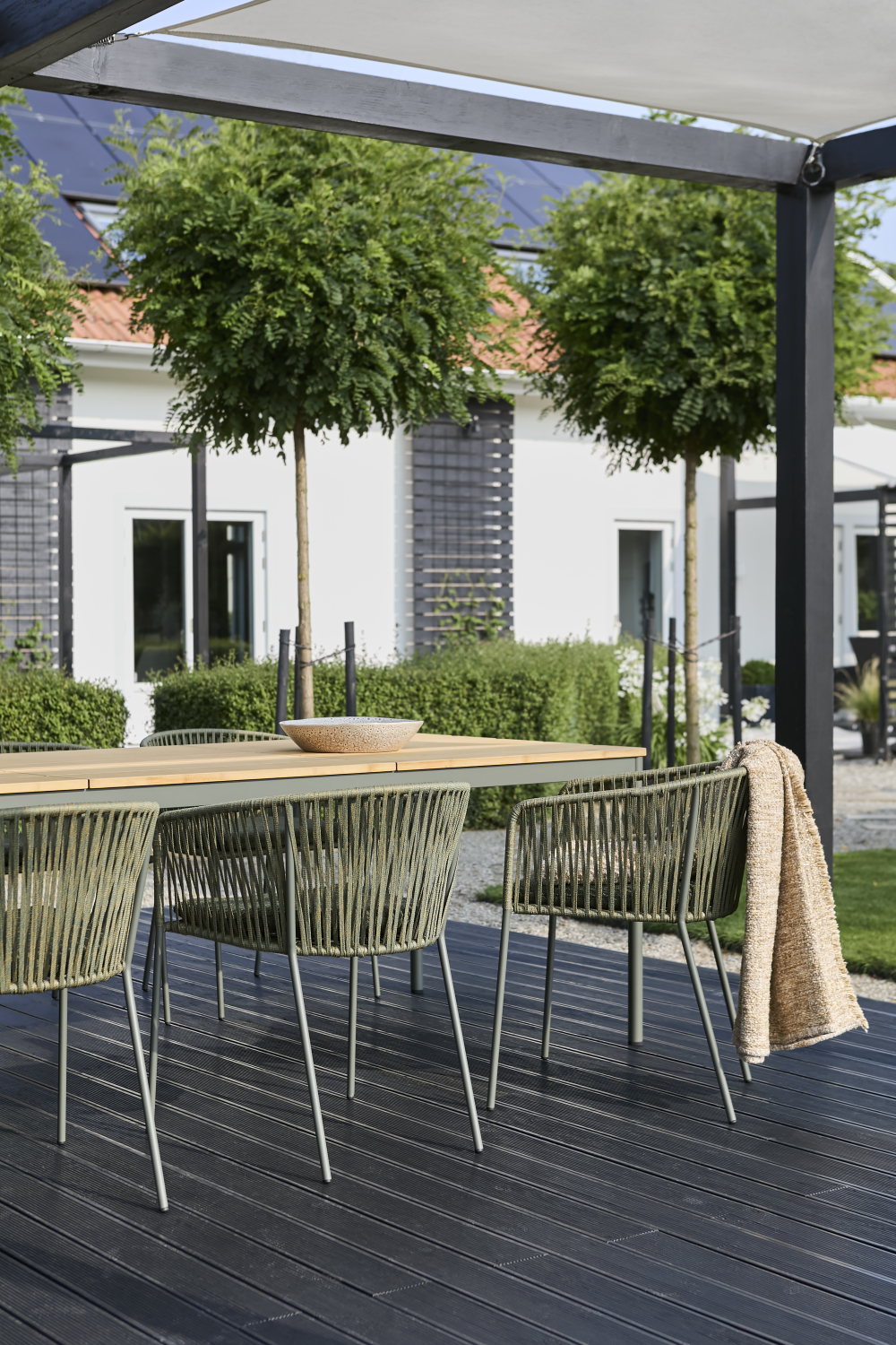 Nox matbord Nordic Green/Bambu