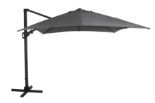 Varallo frihängande parasoll Grå