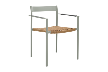 DK matstol Light Grey/Natur