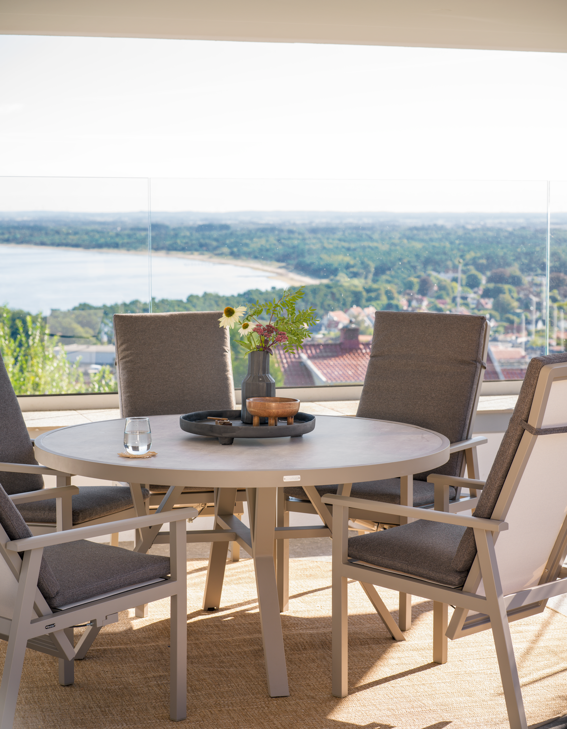 Samvaro positionsstol Khaki/Soft Dawn