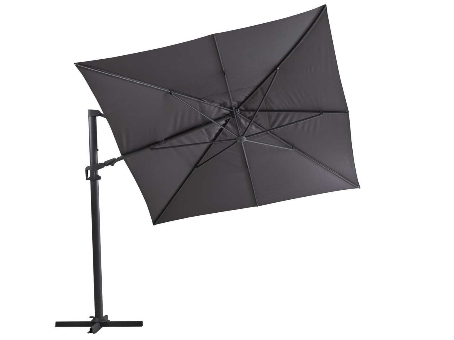 Vinovo frihängande parasoll Antracit/Grå