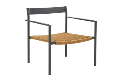 DK loungefåtölj Antracit/Natur