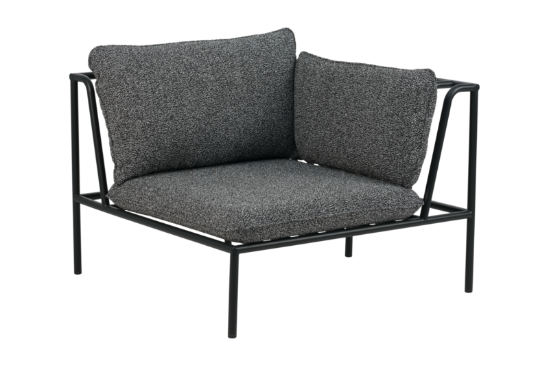 Collier hörn Svart/Teddy Ant