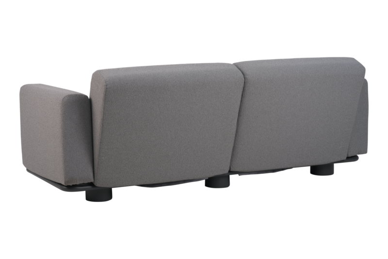 Bolster 2,5-sits soffa Antracit/Teddy Grey