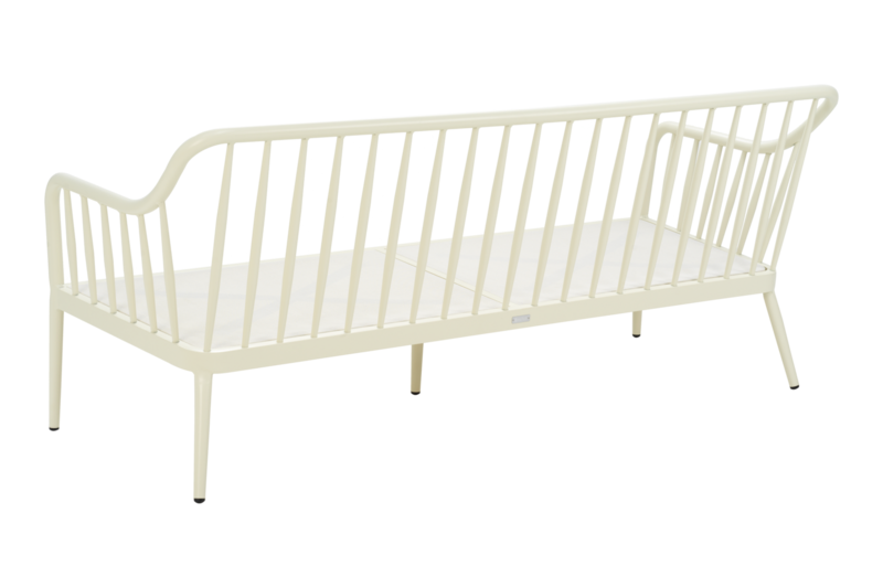 Coleville 3-sitssoffa Pearl White/Dot Beige