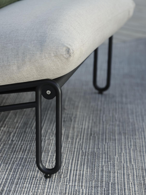 Blixt loungefåtölj Svart/Sky Grey