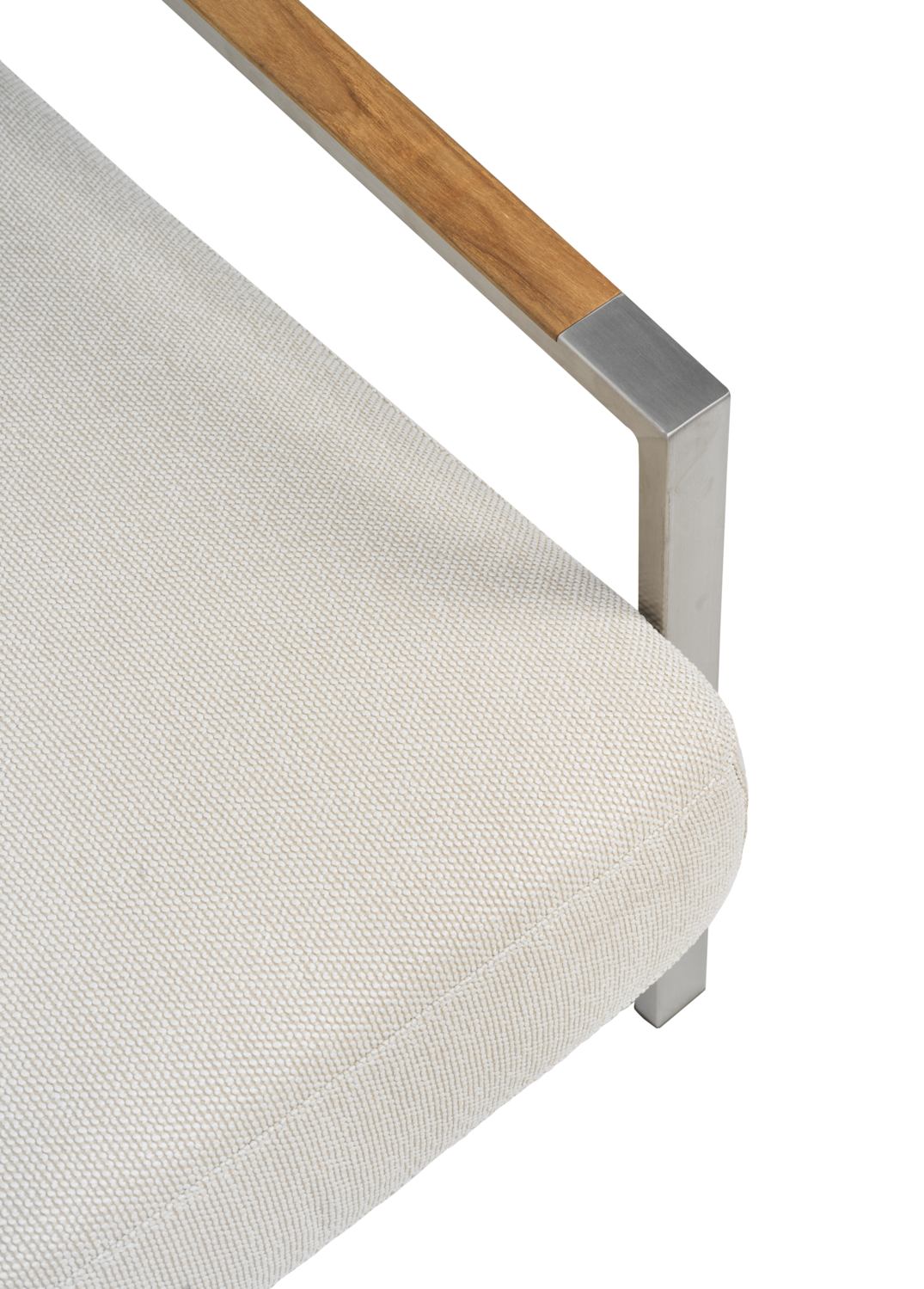 Naos fåtölj Stainless Steel/Dot Beige