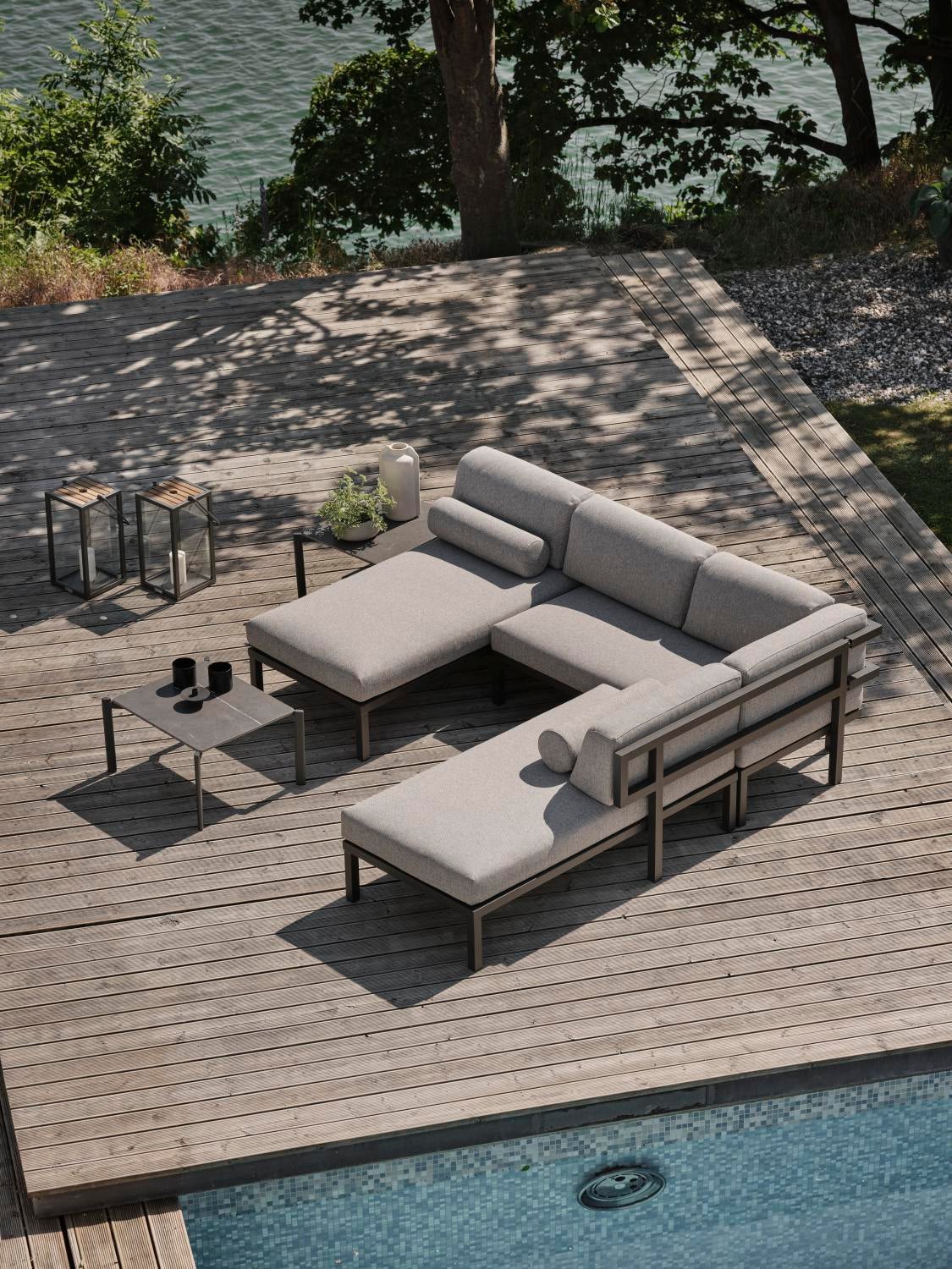 Hallavara soffbord Antracit/Grå