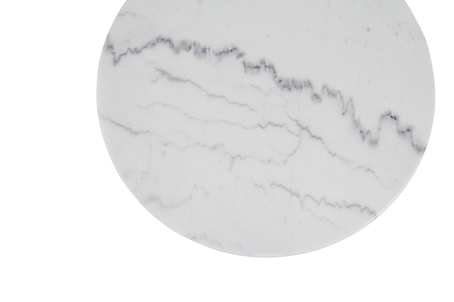 Loire cafébord Vit/svart