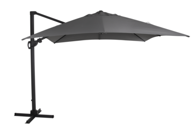 Varallo frihängande parasoll Antracit/grå