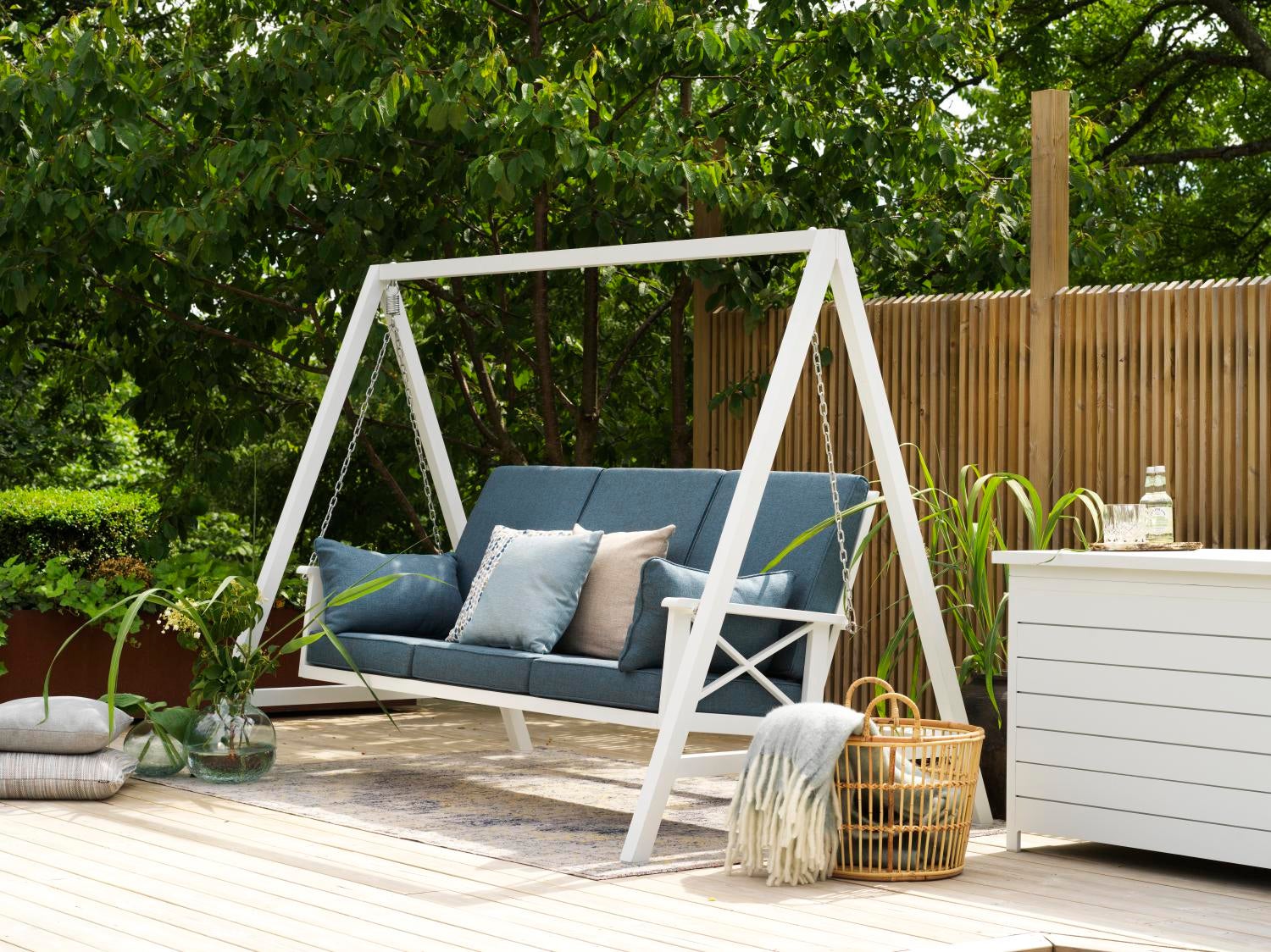 Amarante matta Ljusblå/grå