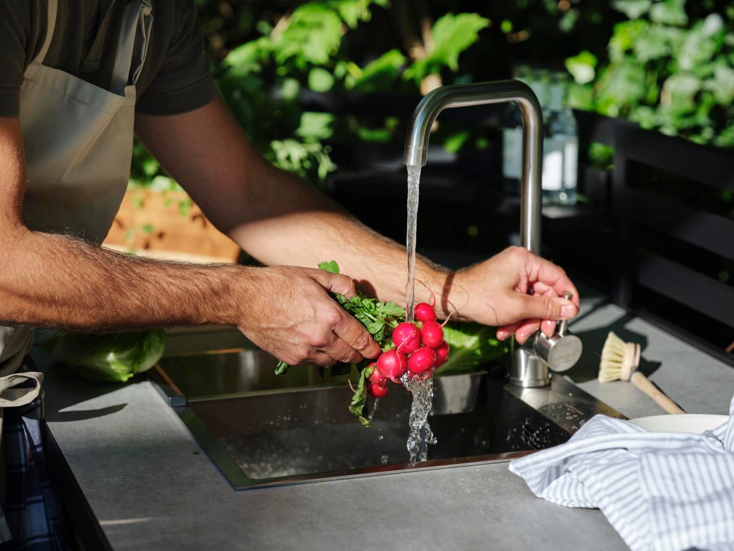 Fornax utekök Svart/teak