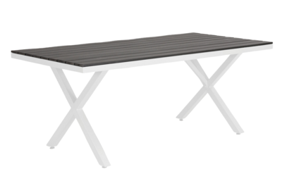 Leone matbord Vit/grå