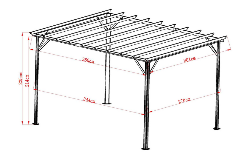 Piode pergola Vit