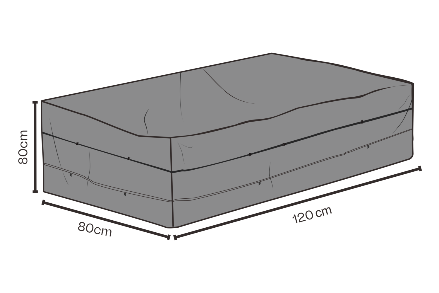 Möbelskydd matgrupp Svart - Andas