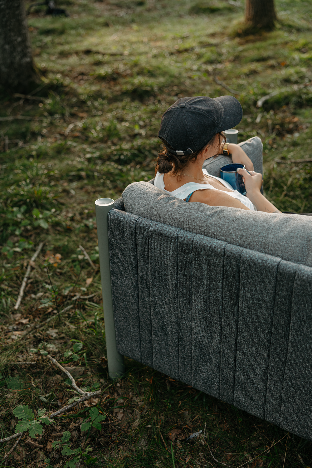 Brad 2,5-sits soffa Nordic Green/Charcoal Grey