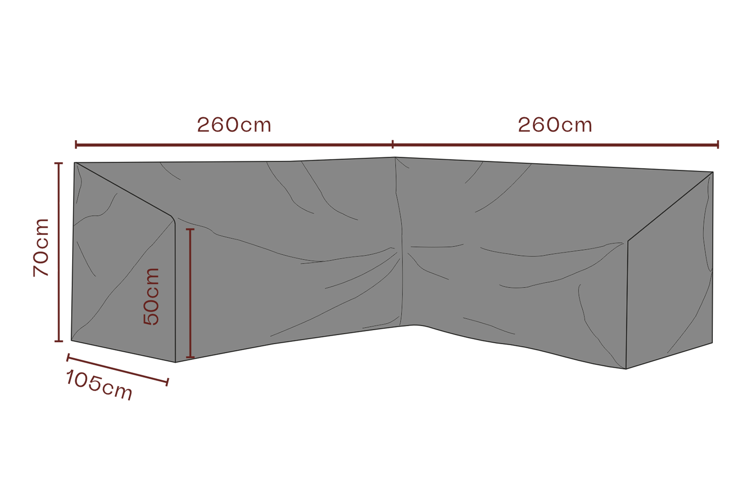 Möbelskydd hörnsoffa Svart - Vattentät