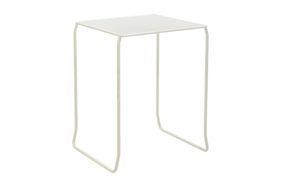 Haru cafébord Pearl white