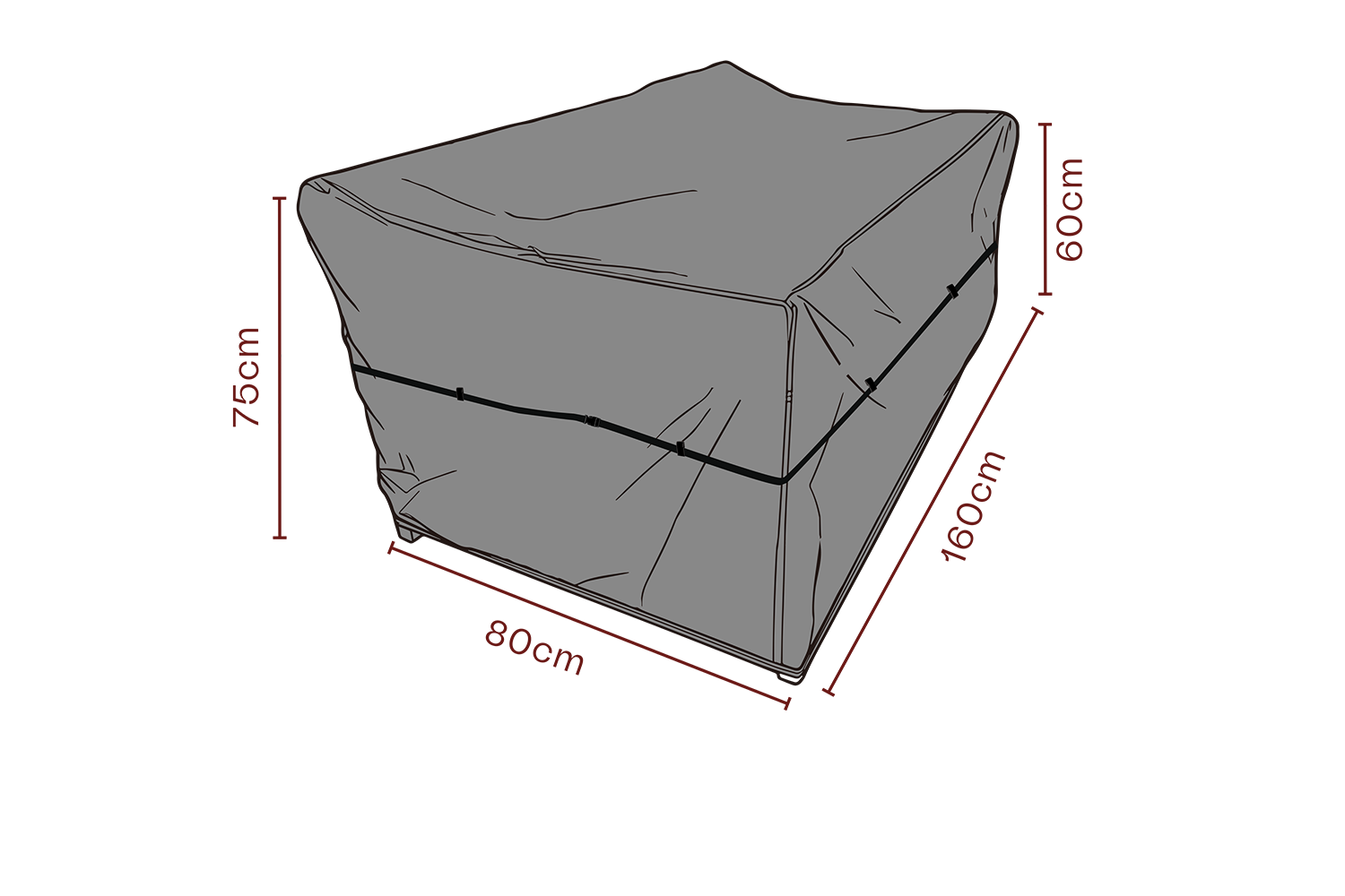 Möbelskydd soffa Svart - Andas