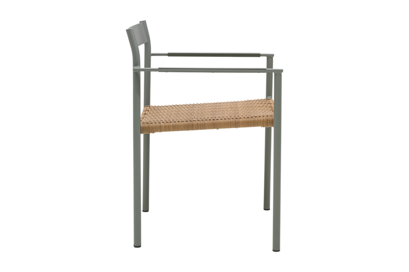 DK matstol Dusty Green/Natur