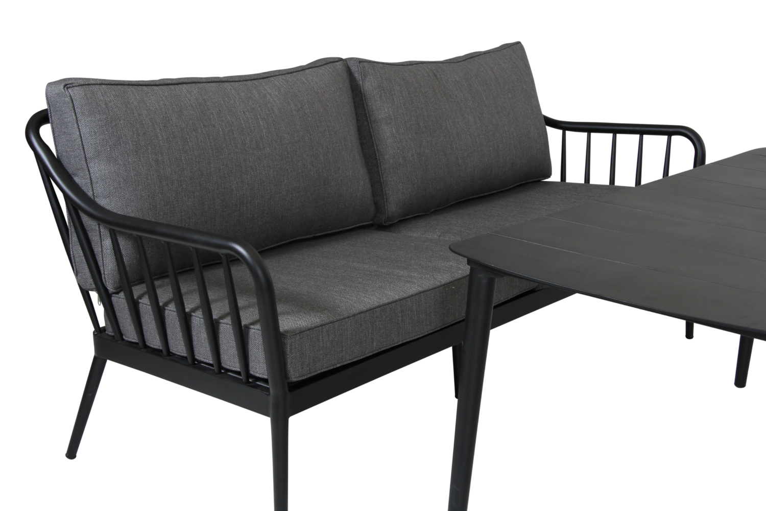 Coleville 2,5-sits soffa Svart/grå