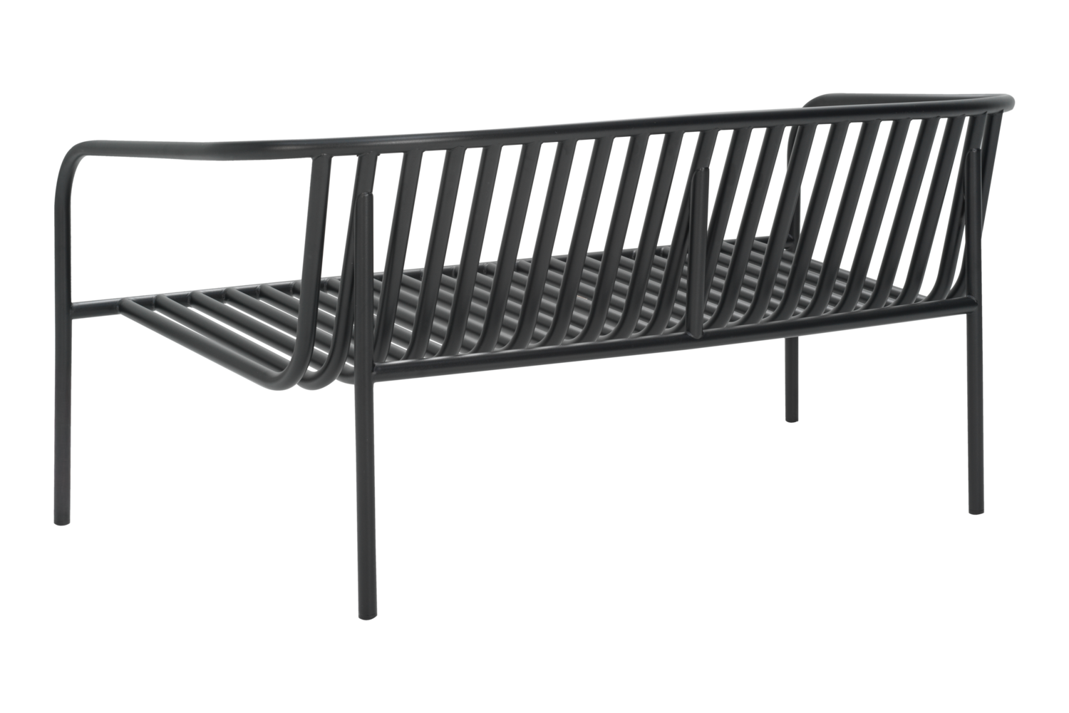 Bendt 2-sitssoffa Svart/Teddy Ant