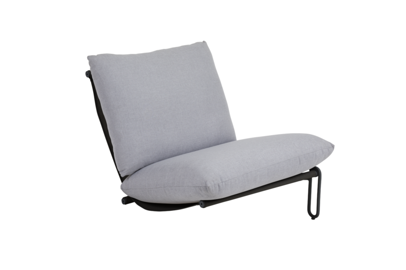 Blixt sittdel Svart
