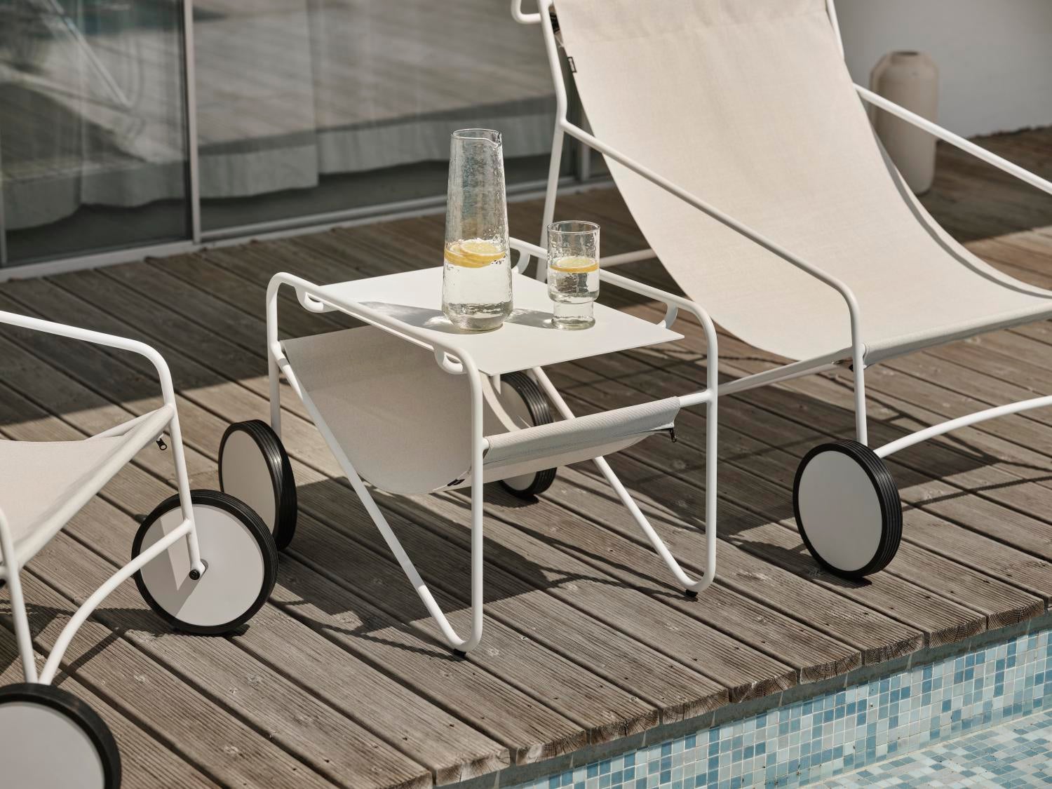 Poul Chair loungefåtölj Vit/Off-white