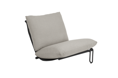 Blixt sittdel Svart/Cley beige