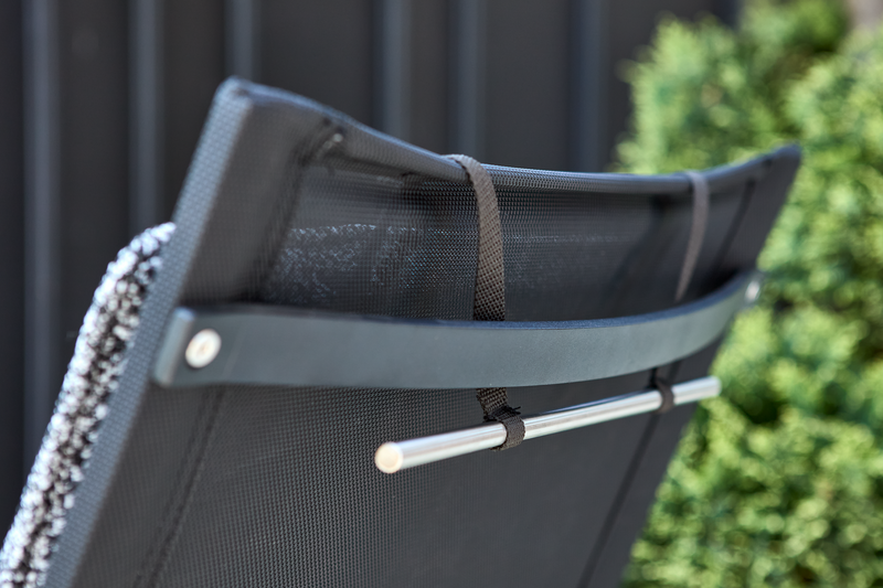 Soro loungefåtölj Svart/Teddy Ant