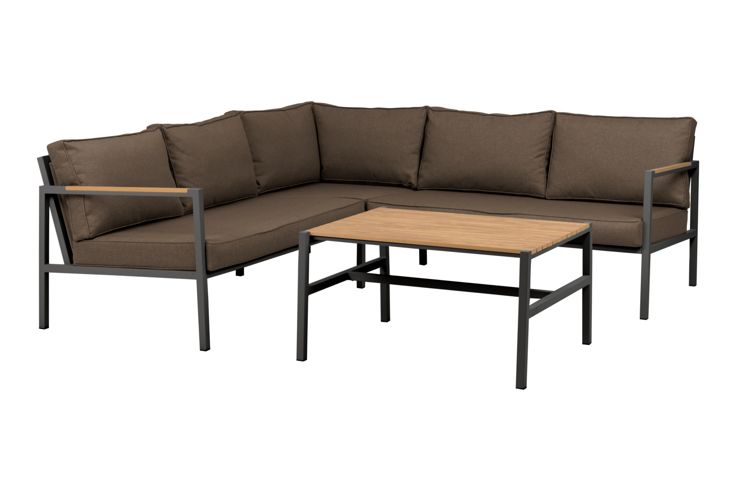 Cap soffgrupp Antracit/Brun