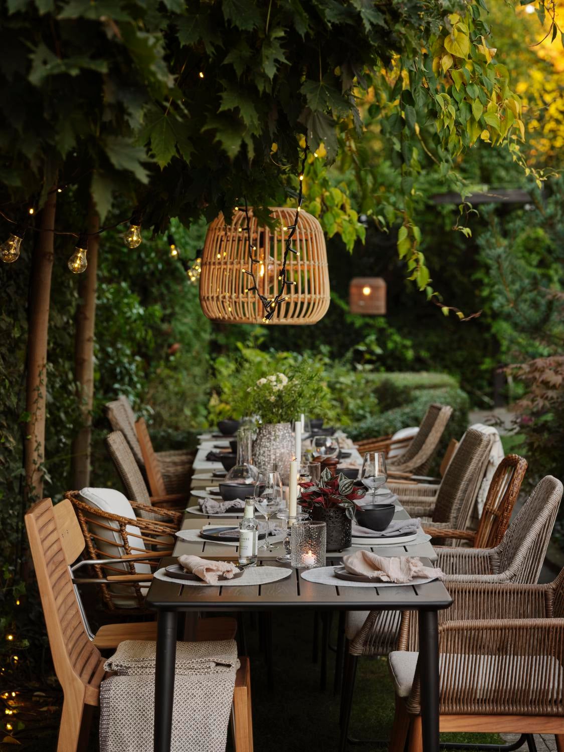 Covelo matstol Natur/vit