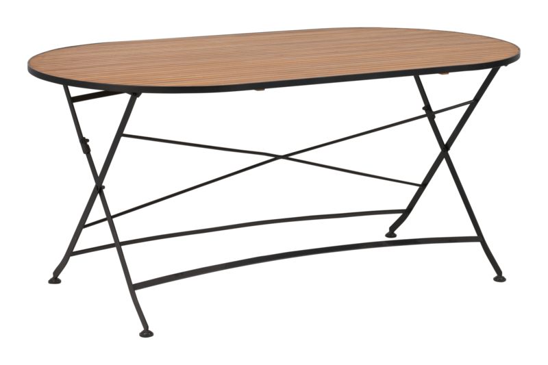 Brewer matbord Svart/teak