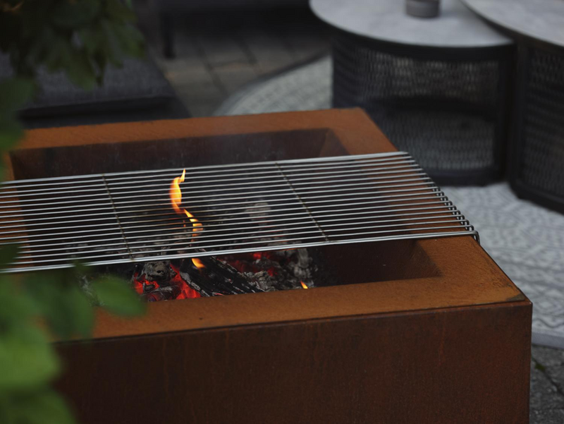 Kummin Grillinsats Corten