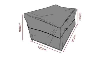Möbelskydd fåtölj Svart