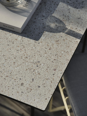 Laminat bordsskiva Beige/terrazzo